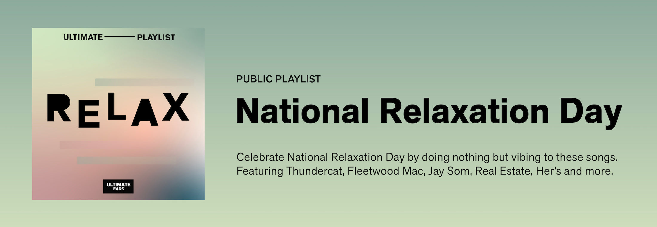 Playlist: National Relaxation Day
